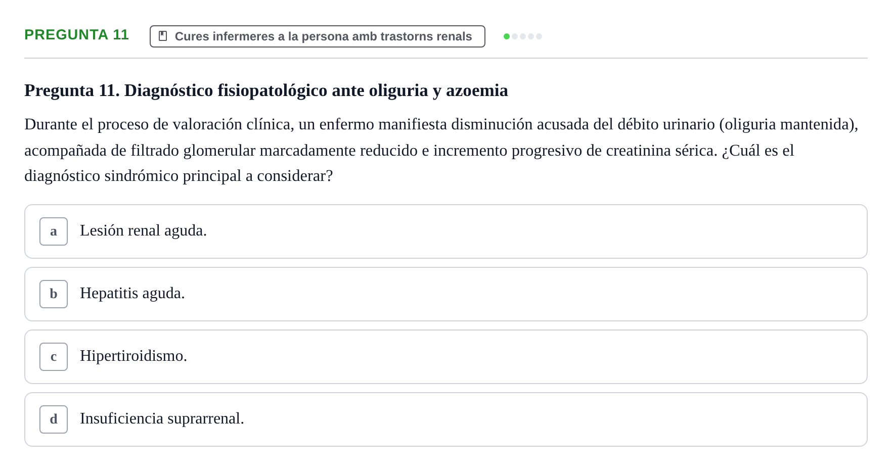 Enunciado: Pregunta 11