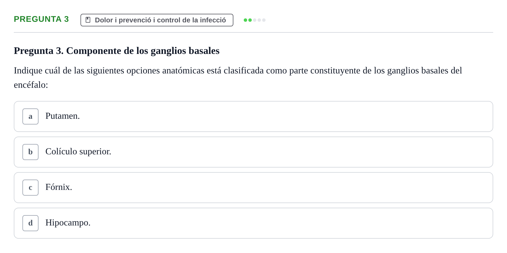 Enunciado: Pregunta 3