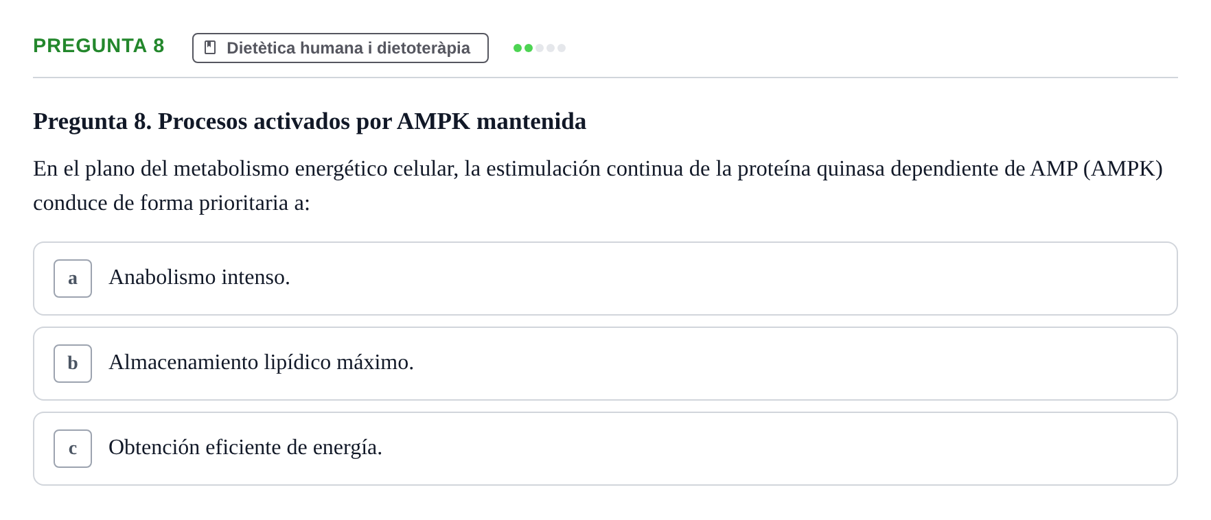 Enunciado: Pregunta 8