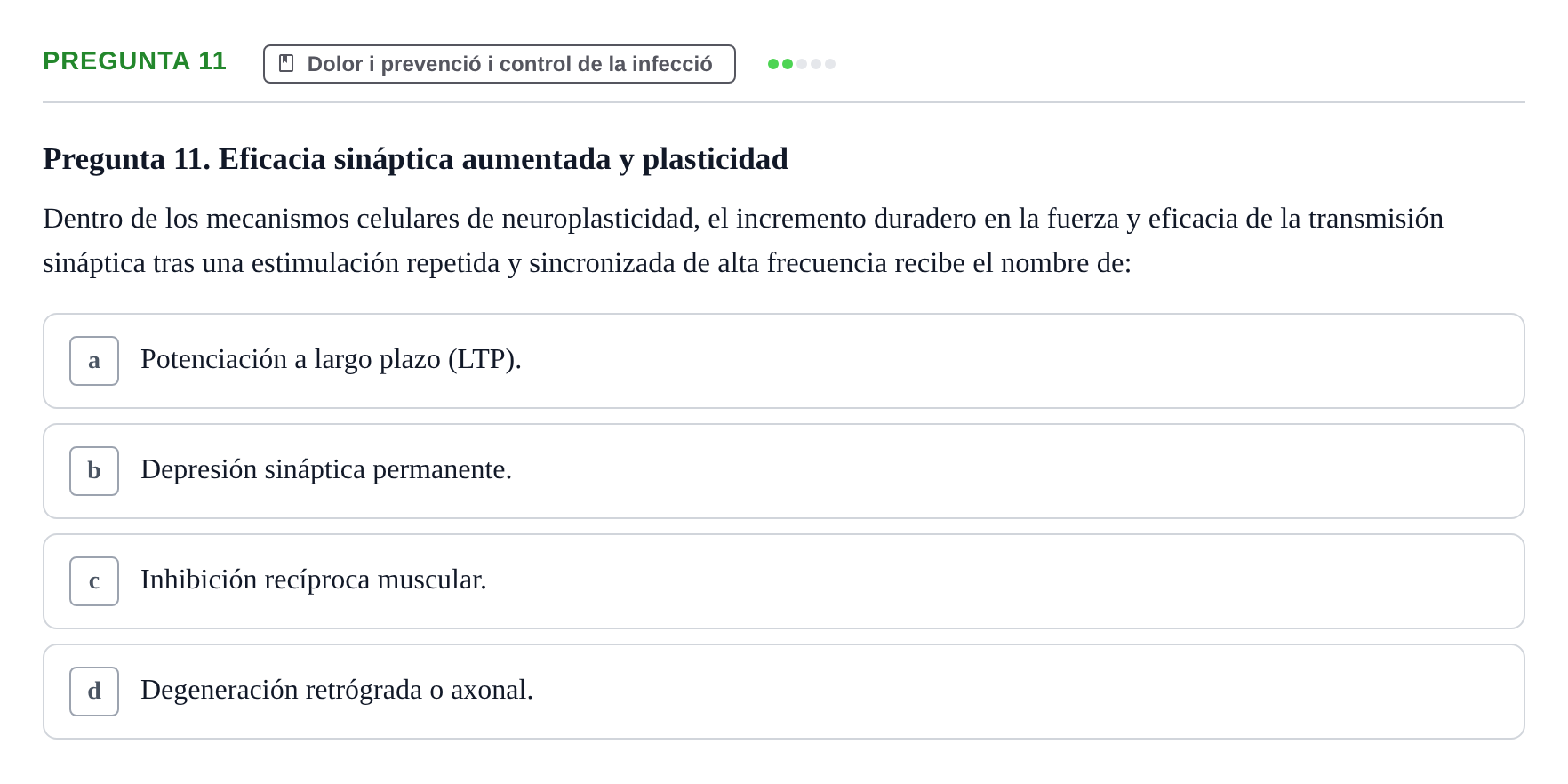 Enunciado: Pregunta 11