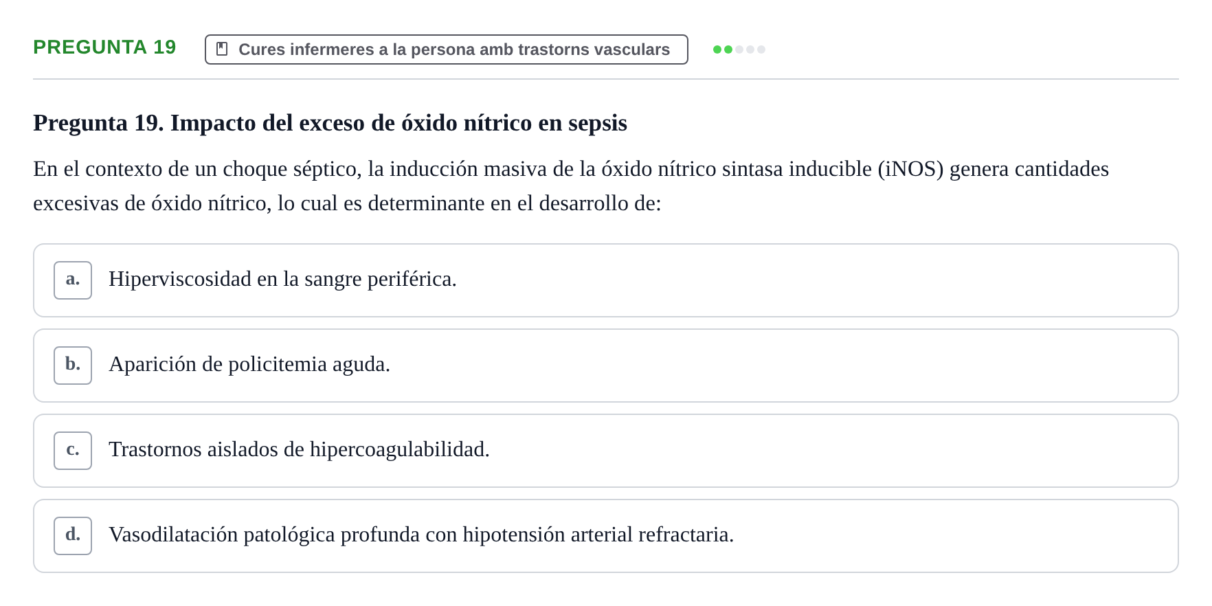 Enunciado: Pregunta 19