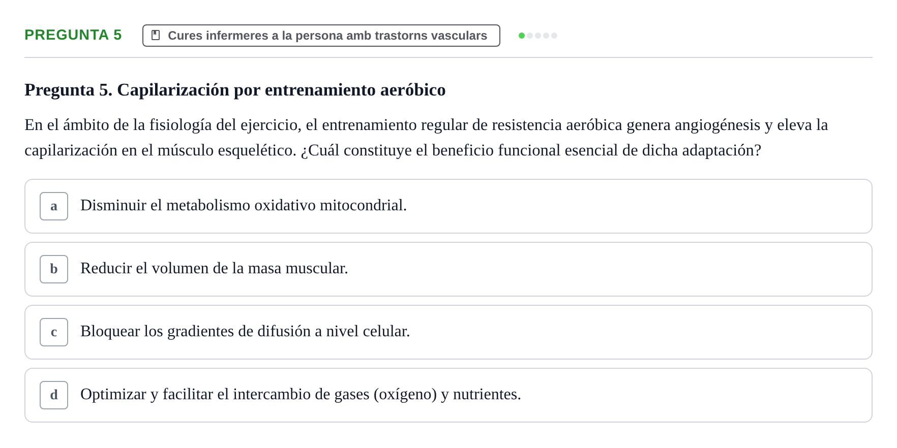 Enunciado: Pregunta 5