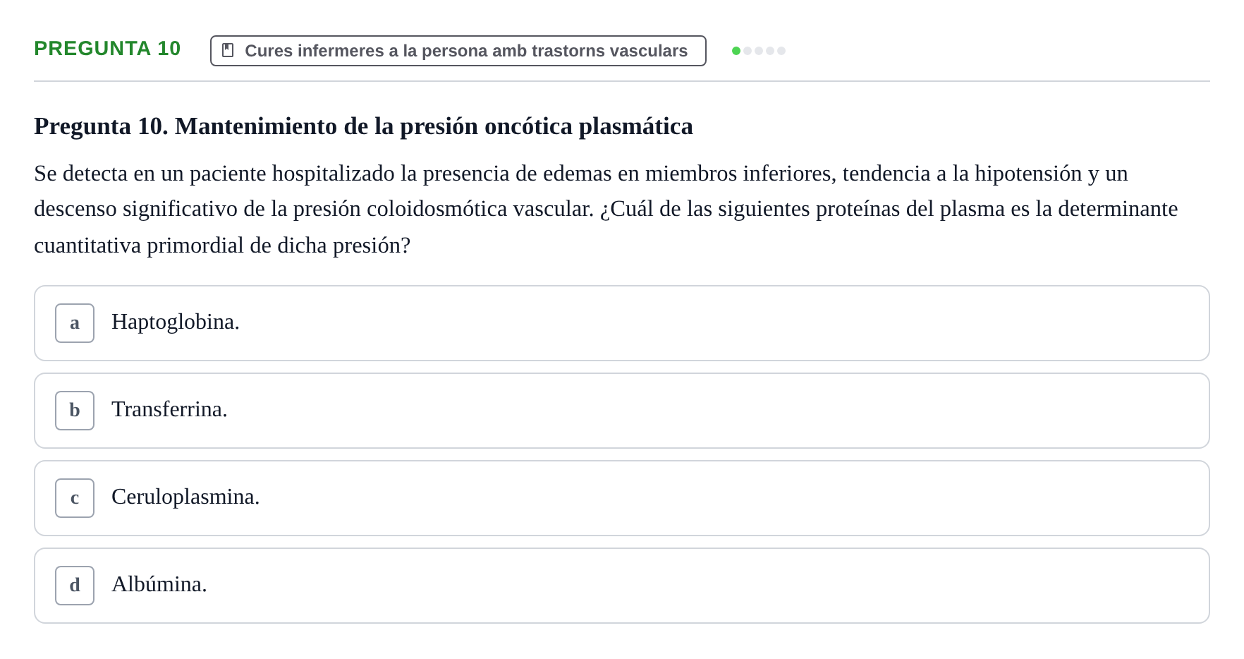 Enunciado: Pregunta 10