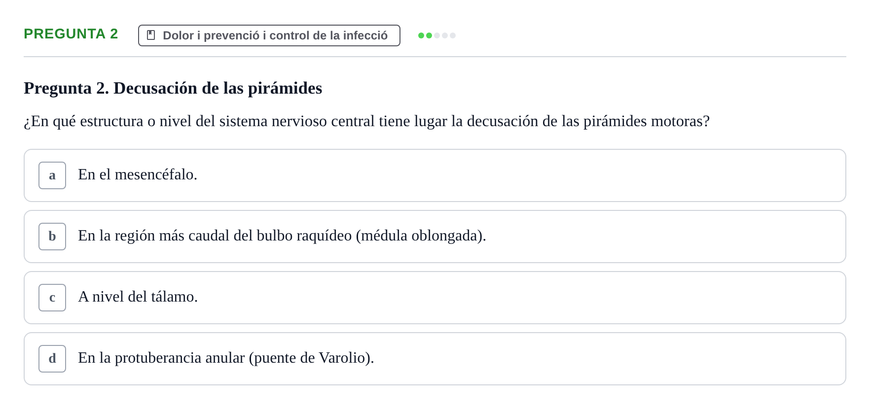Enunciado: Pregunta 2