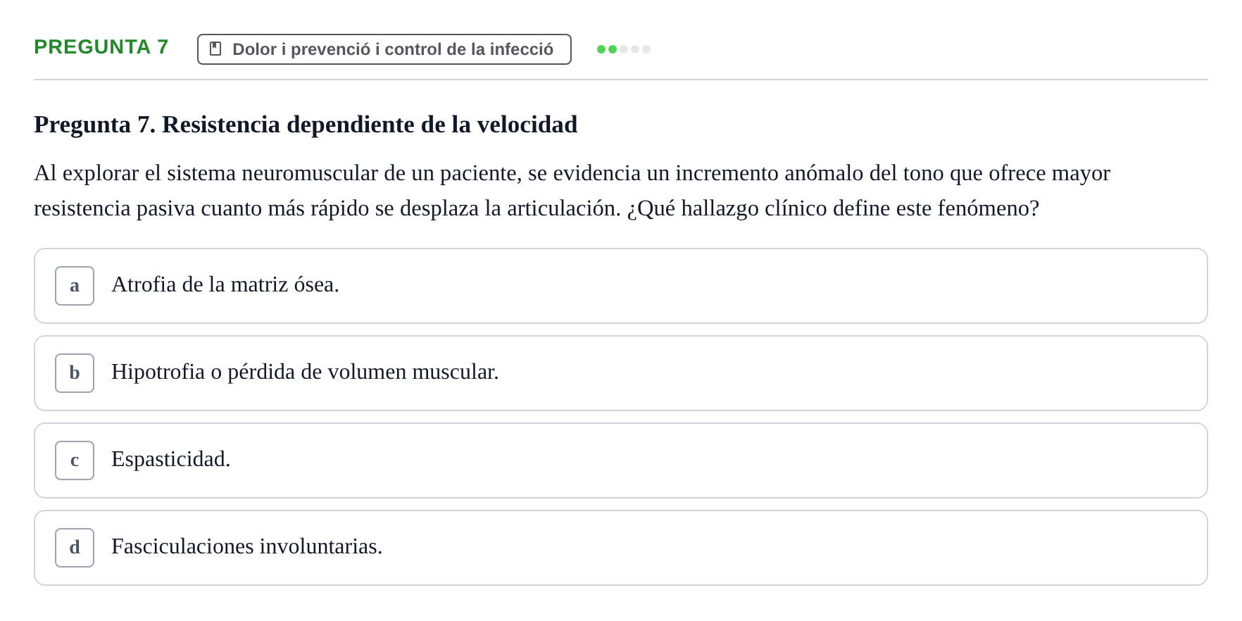 Enunciado: Pregunta 7
