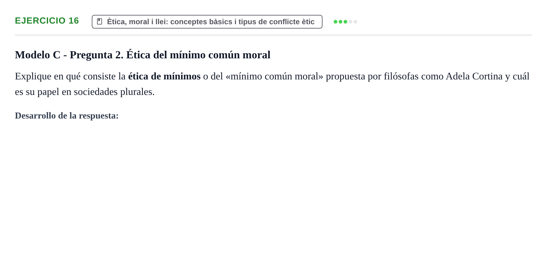 Enunciado: Problema 16 · ètica i legislaciò en infermeria UB 2002