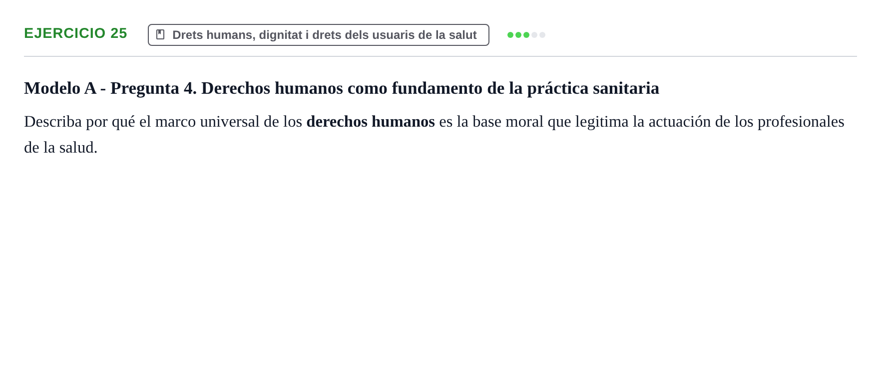 Enunciado: Problema 25 · ètica i legislaciò en infermeria UB 2002