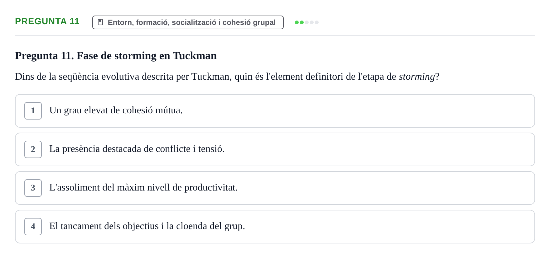 Enunciado: Pregunta 11