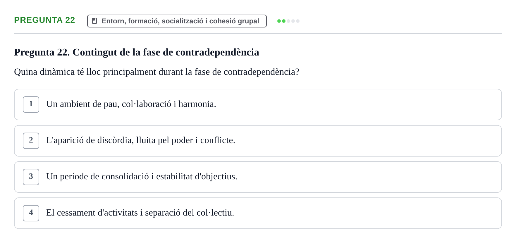 Enunciado: Pregunta 22