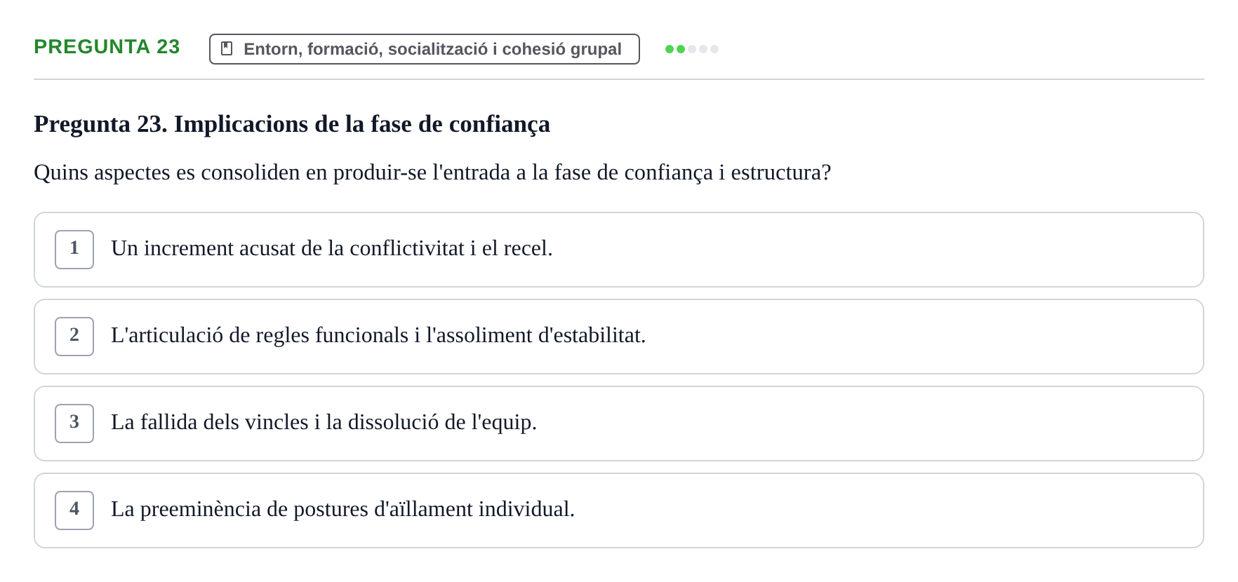Enunciado: Pregunta 23