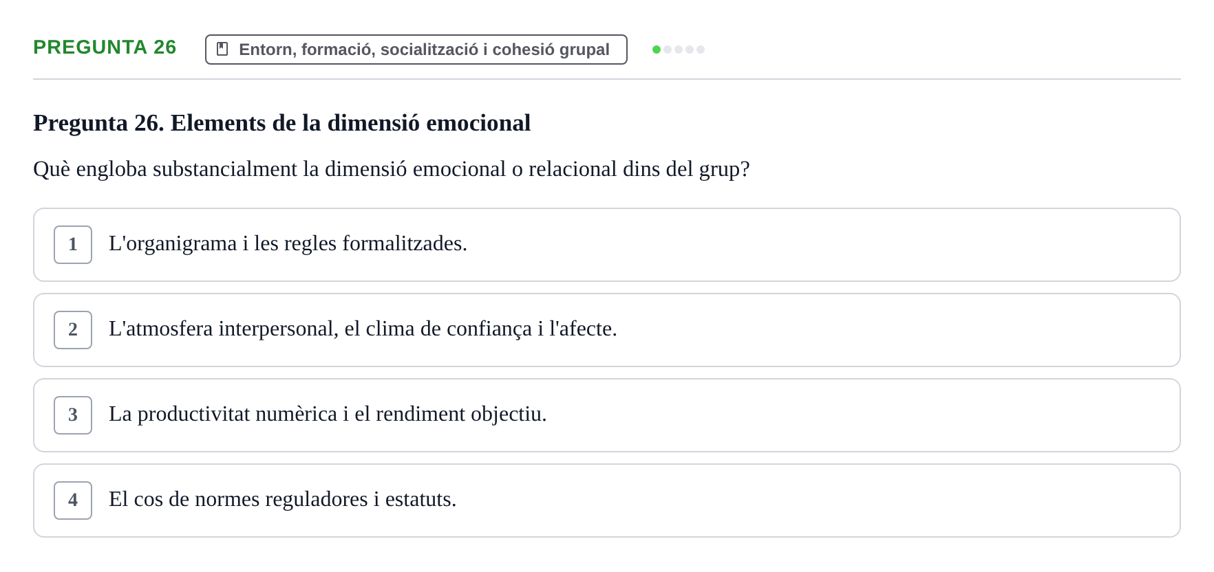 Enunciado: Pregunta 26