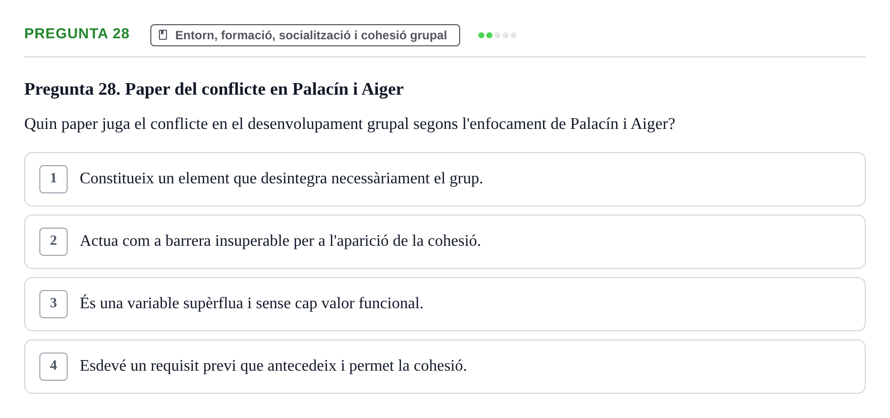 Enunciado: Pregunta 28