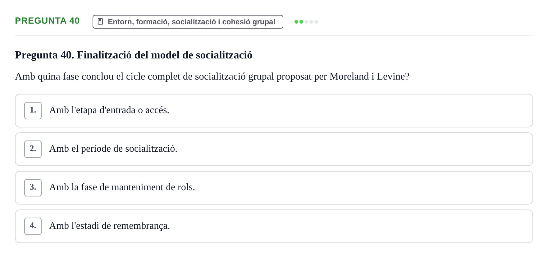 Enunciado: Pregunta 40