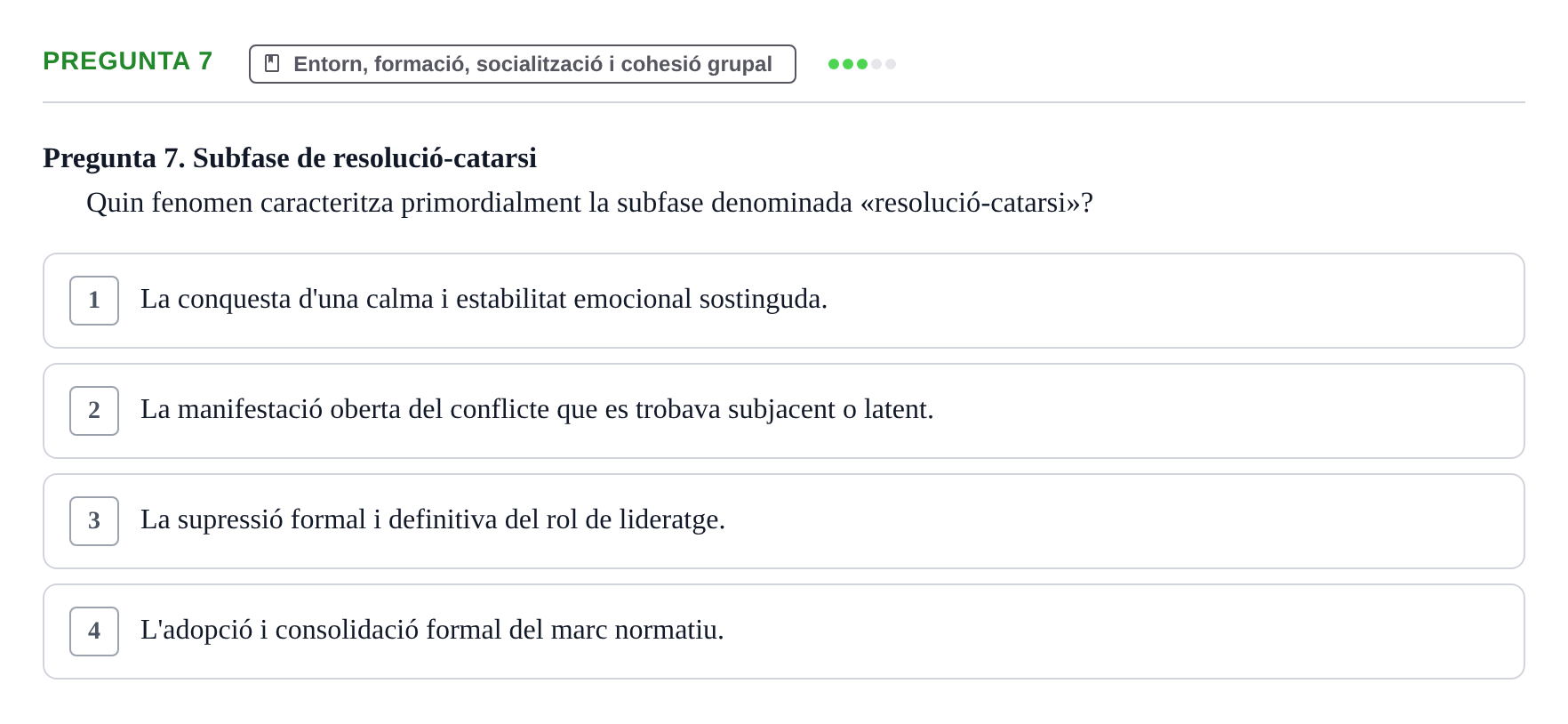 Enunciado: Pregunta 7