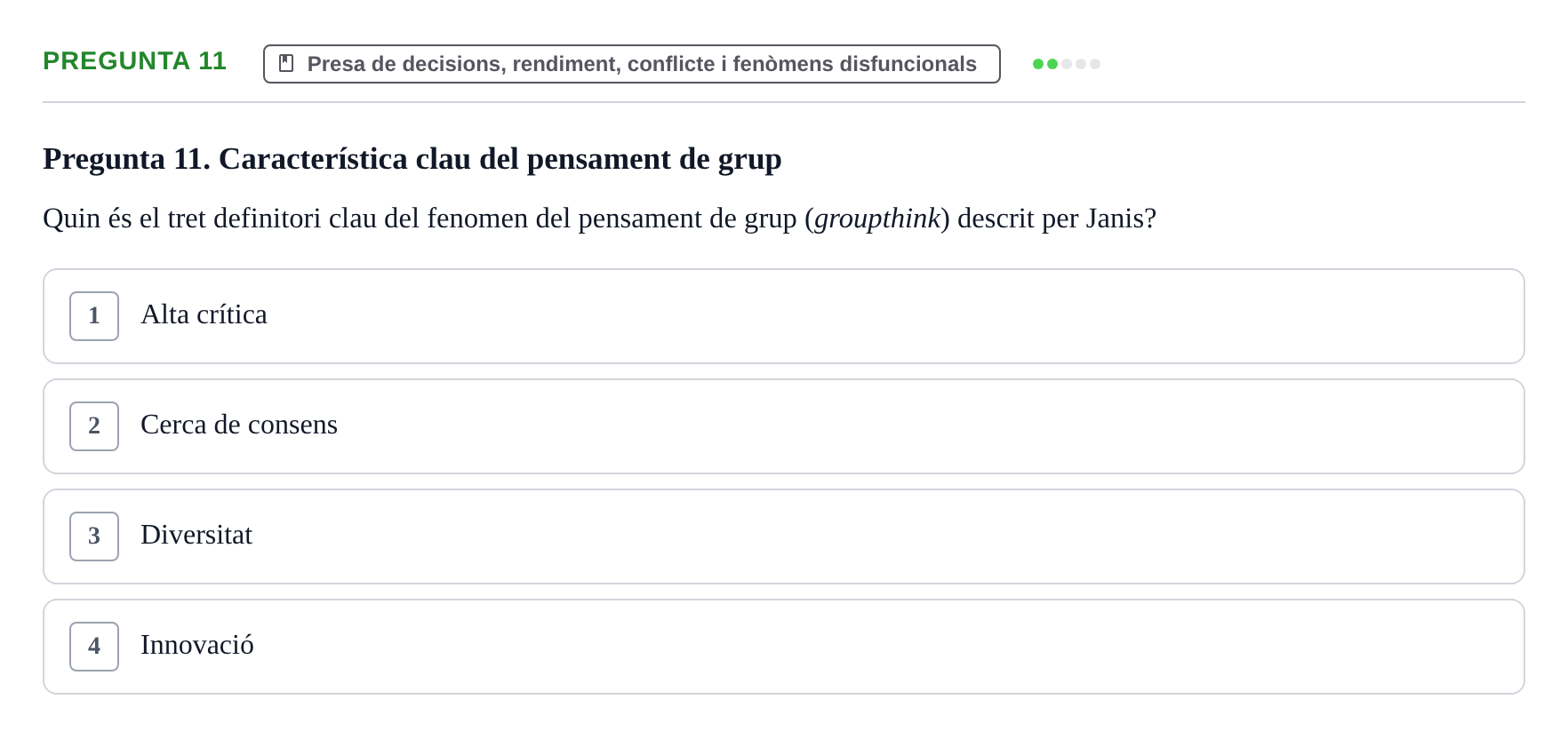 Enunciado: Pregunta 11