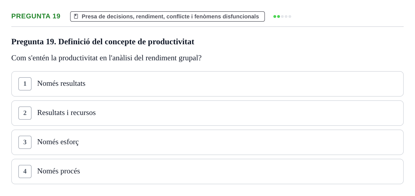 Enunciado: Pregunta 19