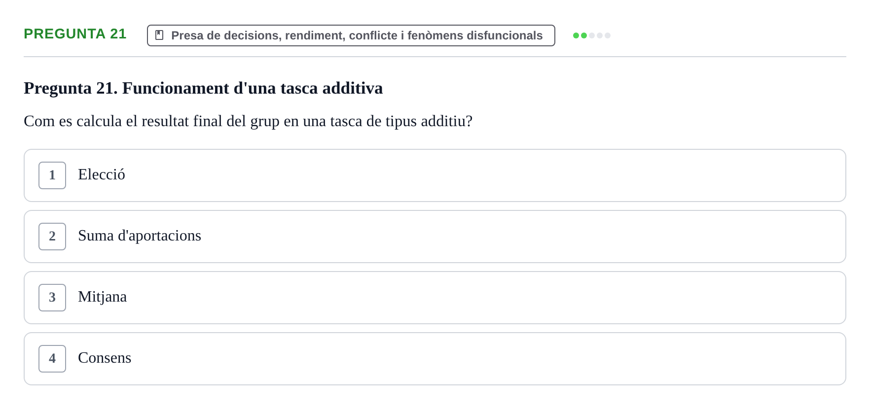 Enunciado: Pregunta 21