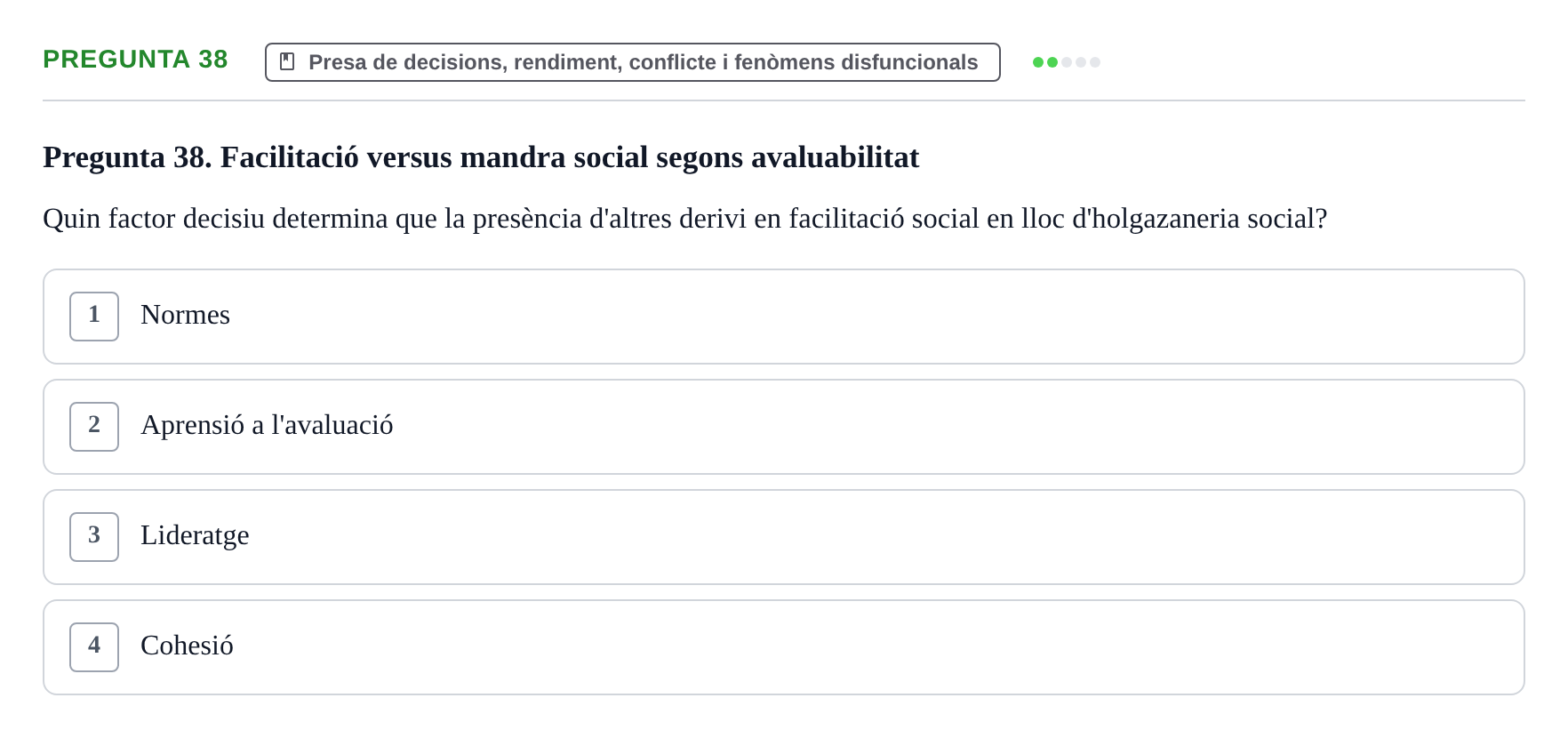 Enunciado: Pregunta 38