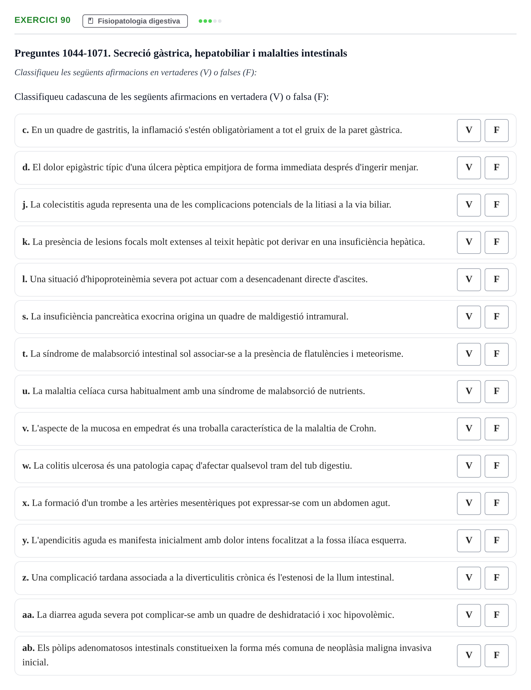 Enunciado: 90 - Fisiopatologia digestiva