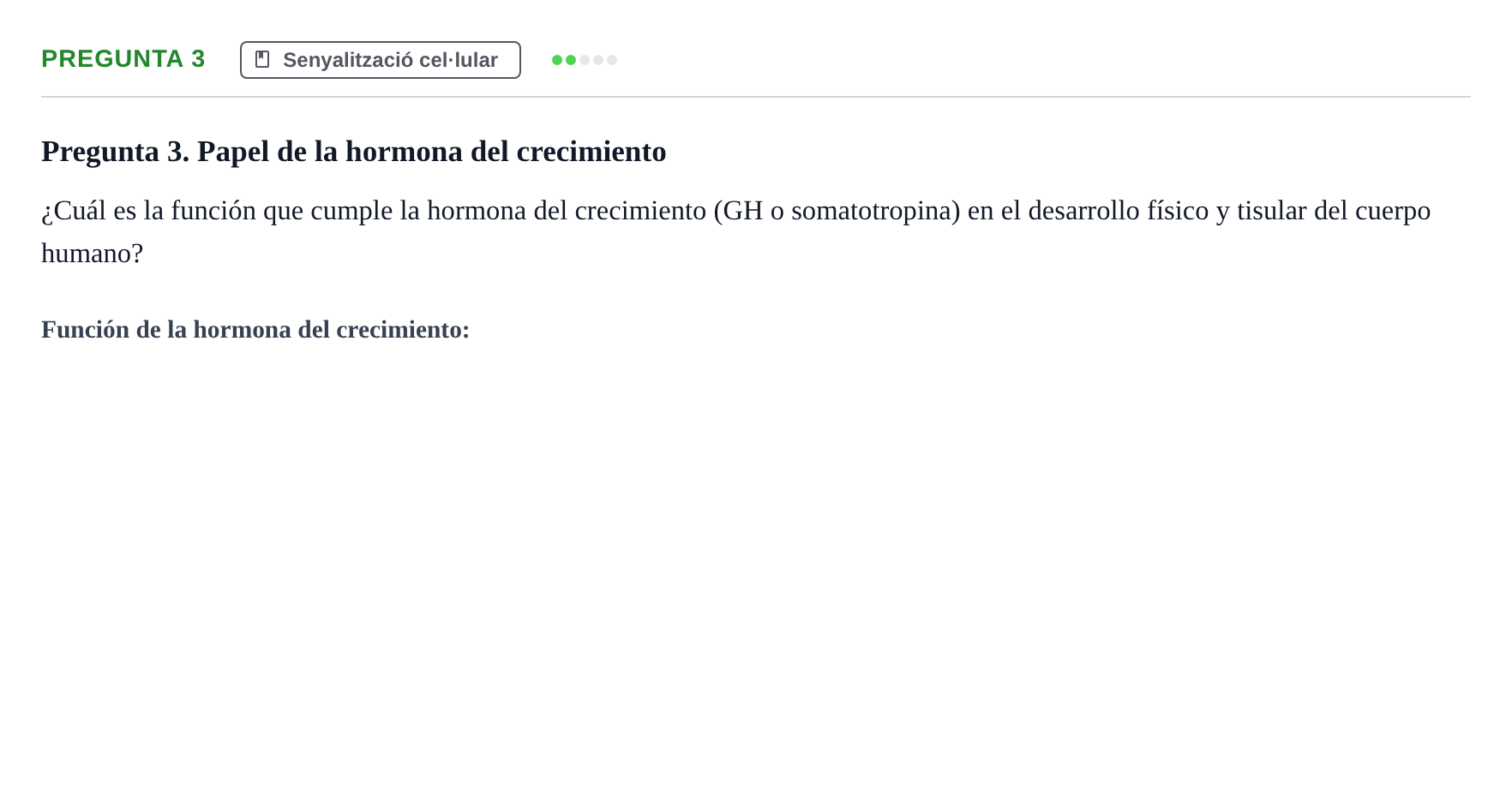 Enunciado: Pregunta 3