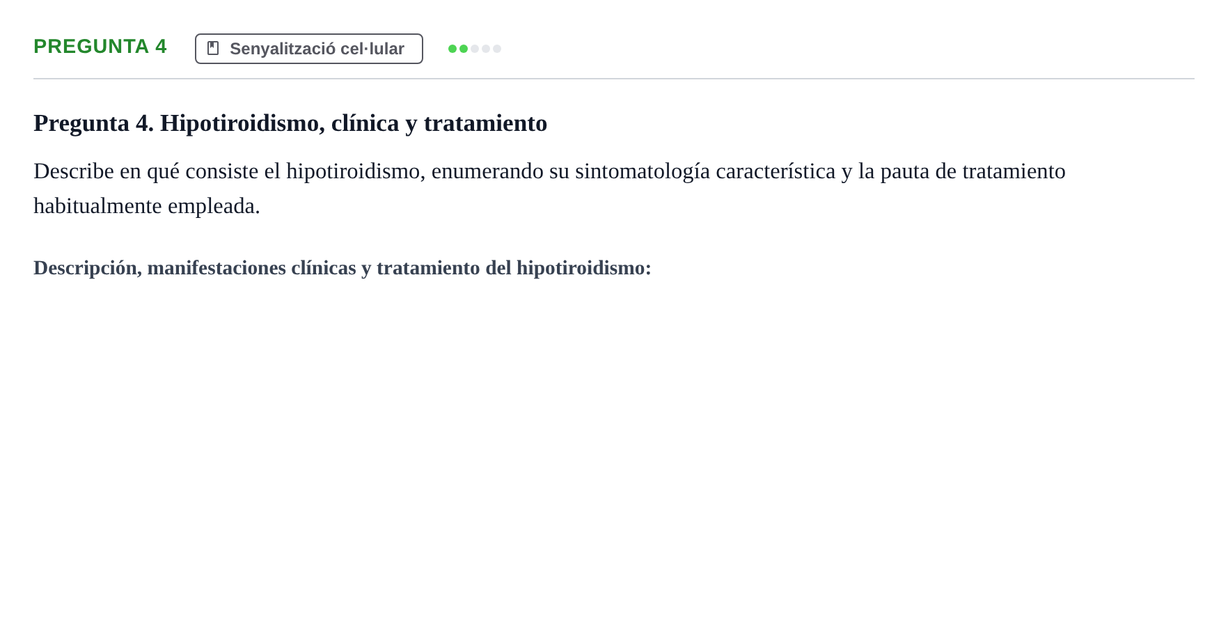 Enunciado: Pregunta 4