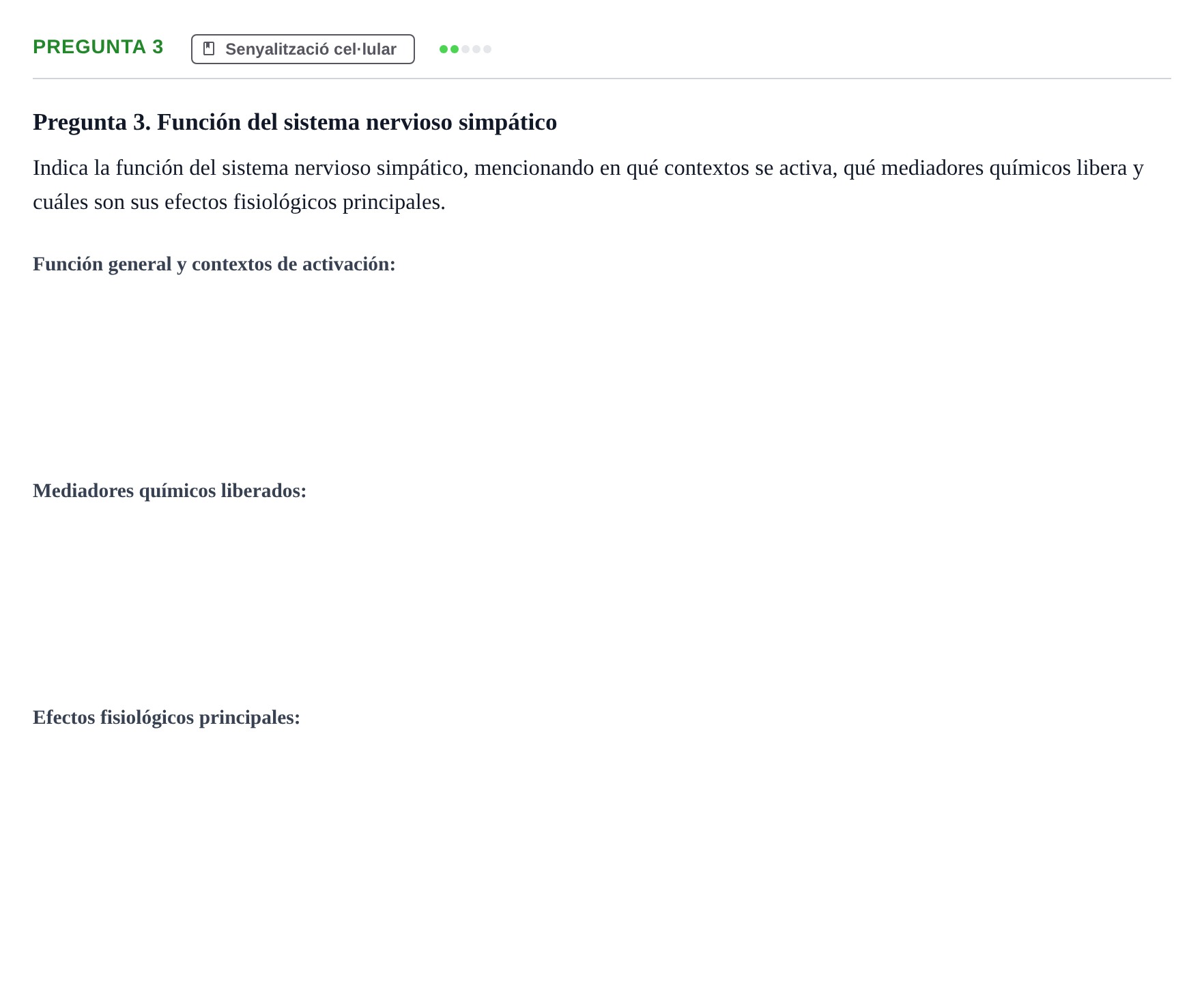 Enunciado: Pregunta 3