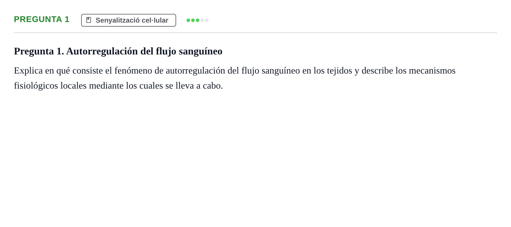 Enunciado: Pregunta 1