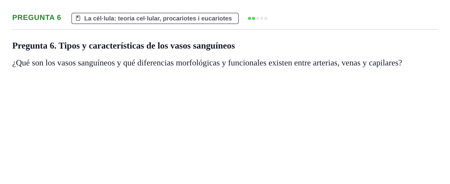 Enunciado: Pregunta 6