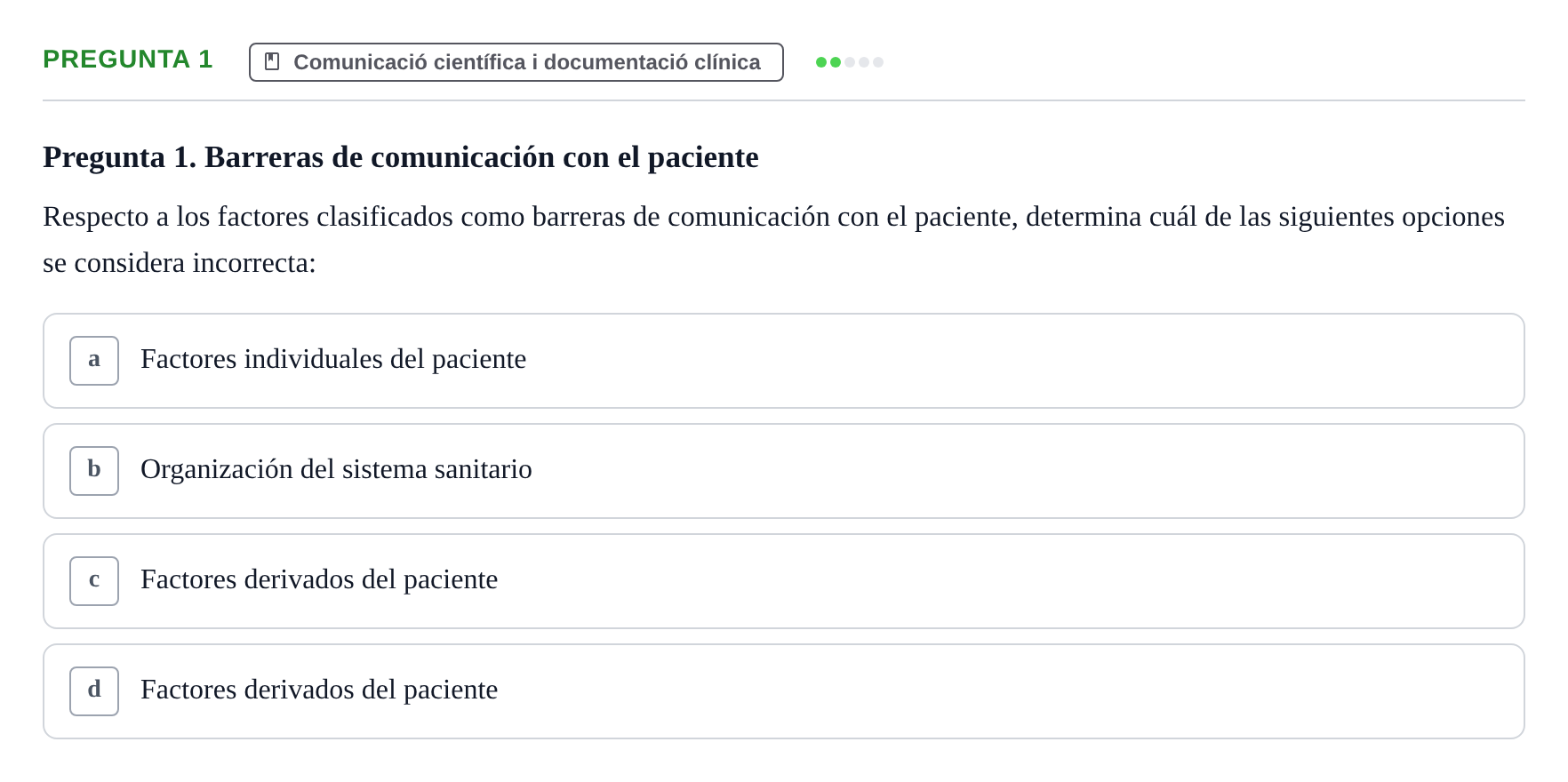 Enunciado: Pregunta 1