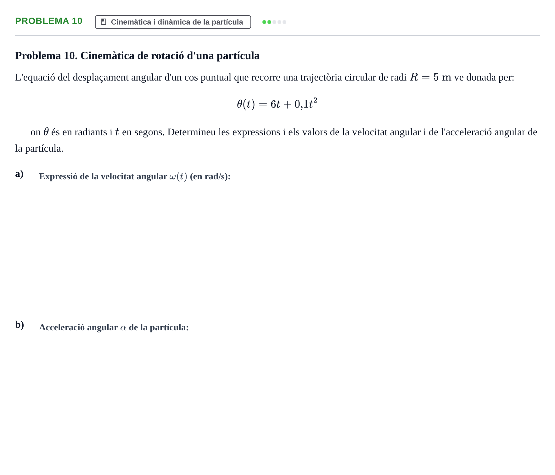 Enunciado: Problema 10