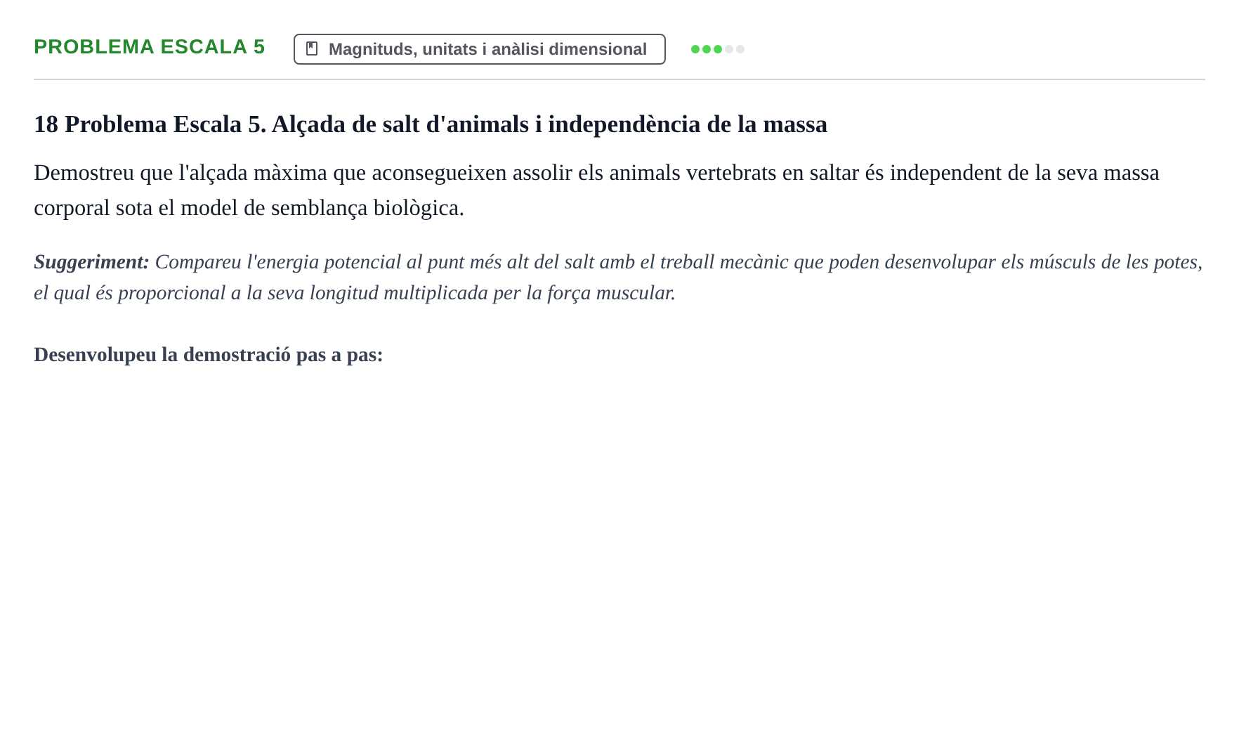 Enunciado: Problema Escala 5