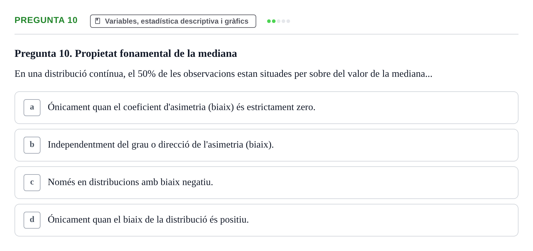 Enunciado: Pregunta 10