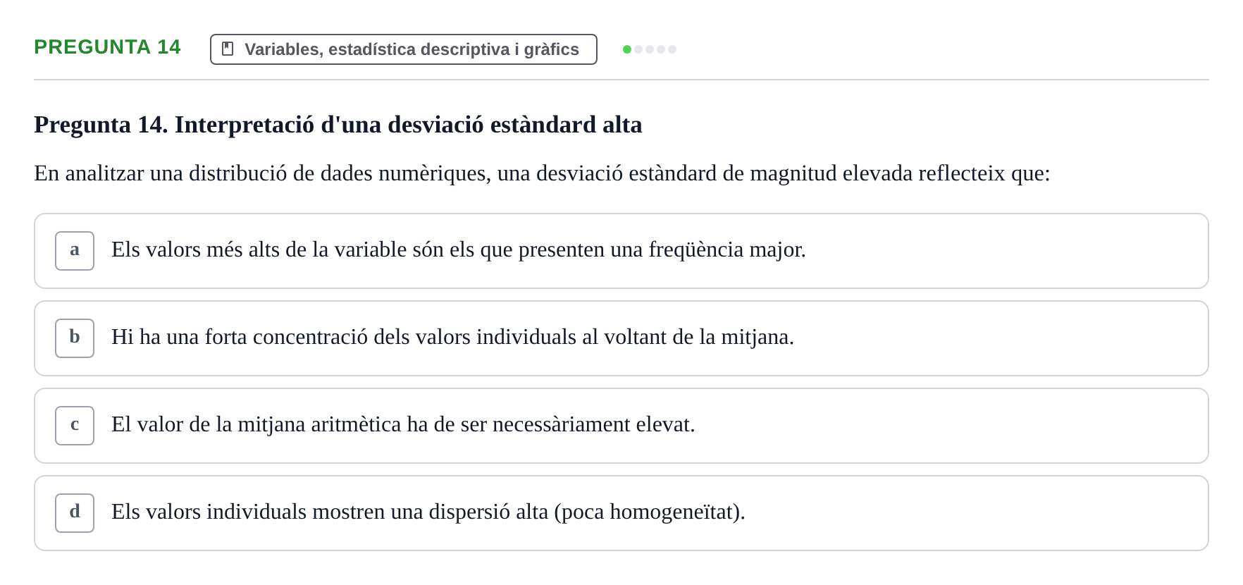 Enunciado: Pregunta 14