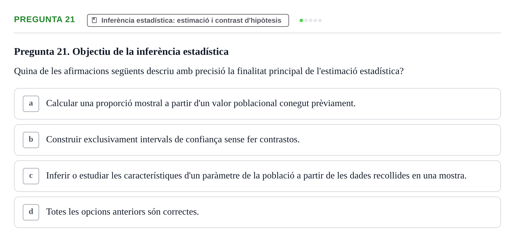 Enunciado: Pregunta 21