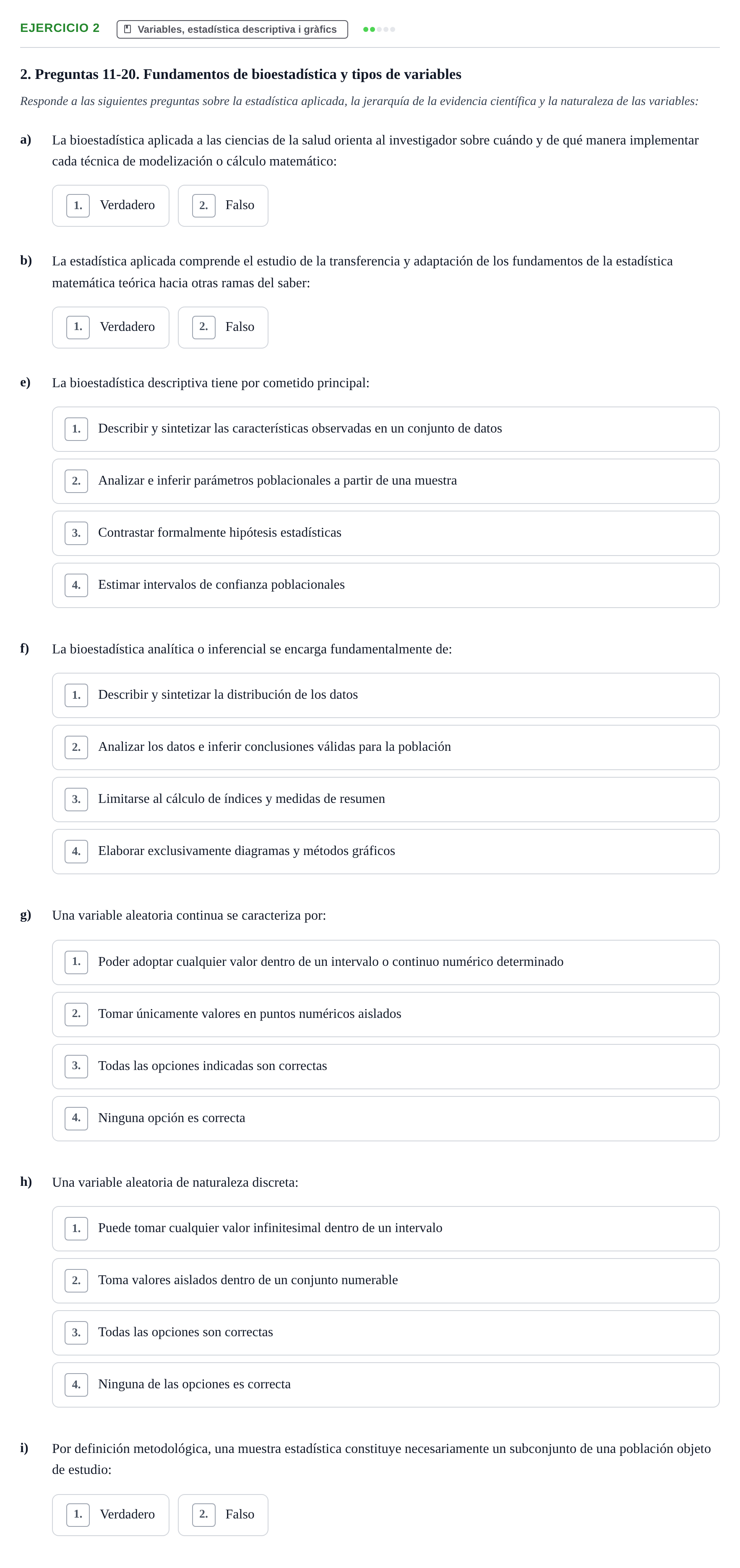 Enunciado: 2 - Variables, estadística descriptiva i gràfics
