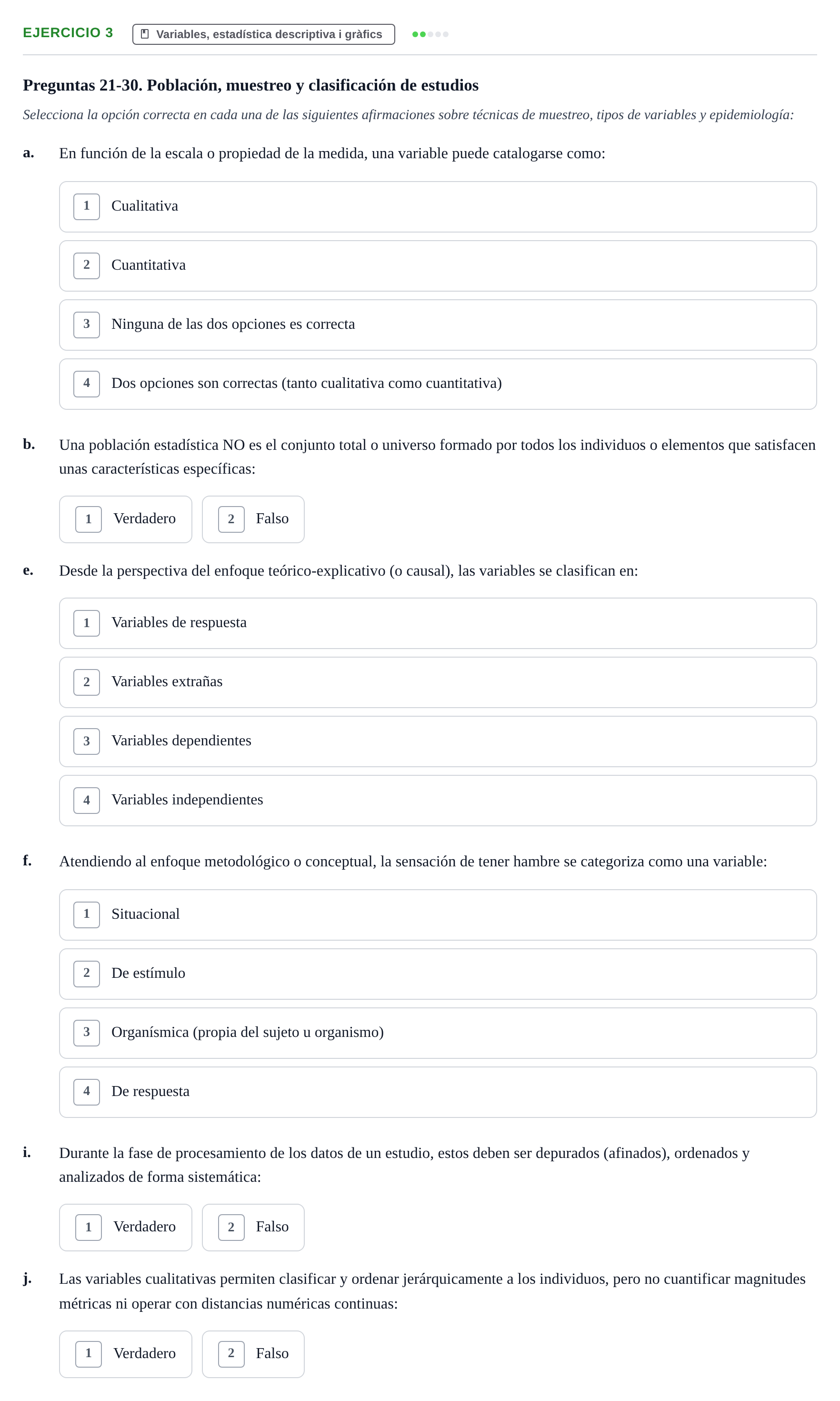 Enunciado: 3 - Variables, estadística descriptiva i gràfics
