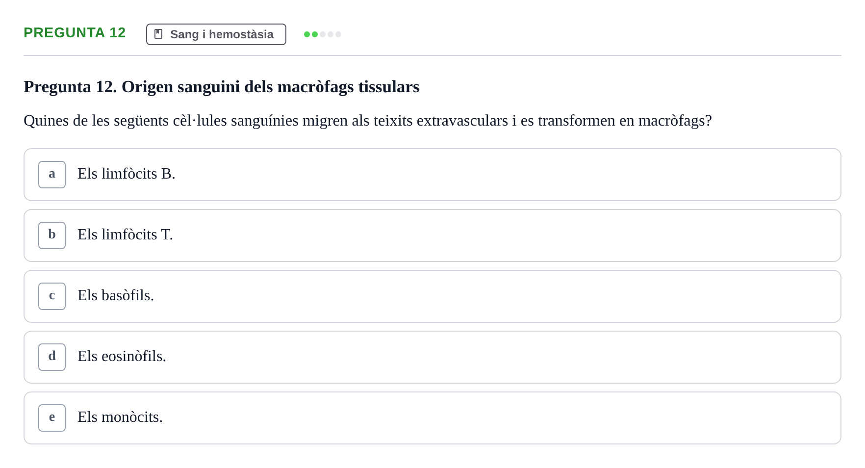 Enunciado: Pregunta 12