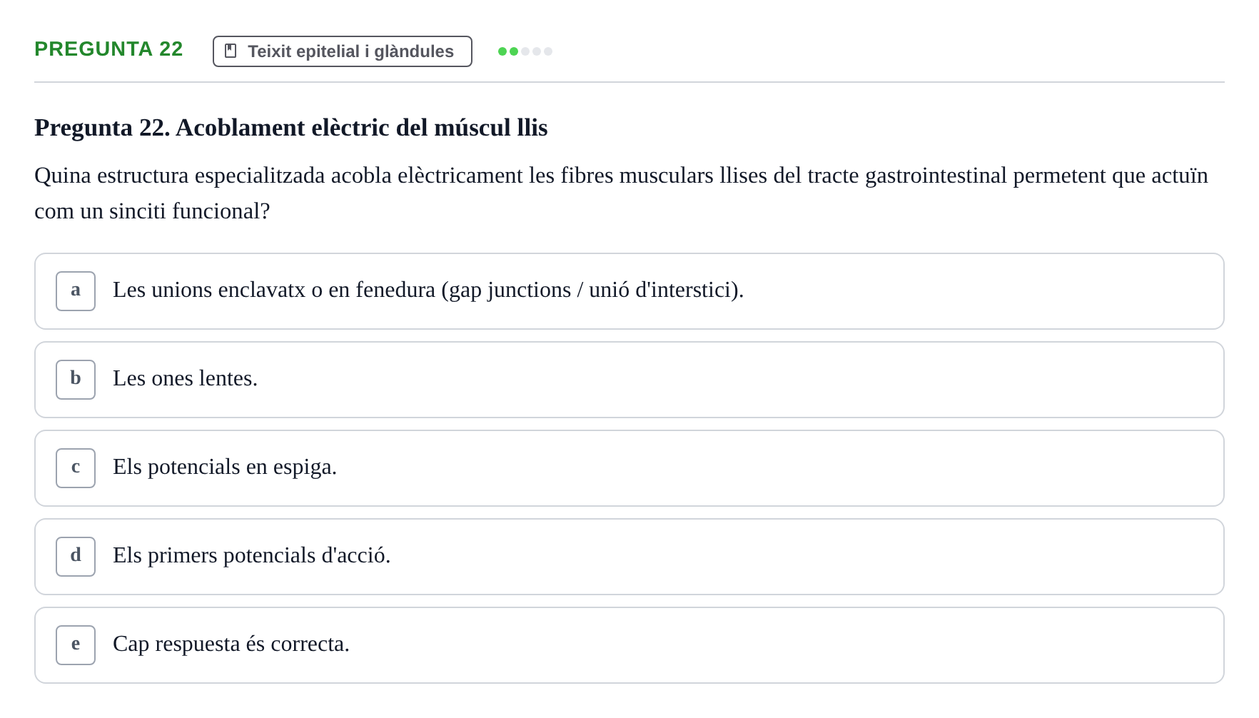 Enunciado: Pregunta 22