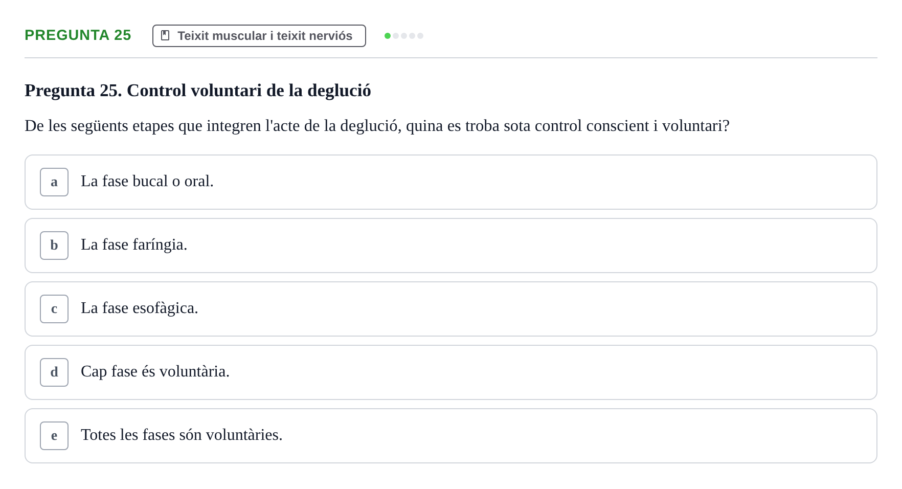 Enunciado: Pregunta 25