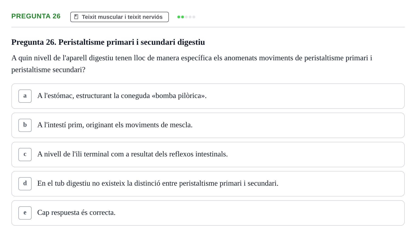 Enunciado: Pregunta 26
