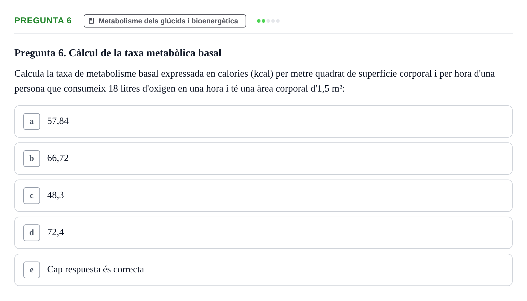 Enunciado: Pregunta 6
