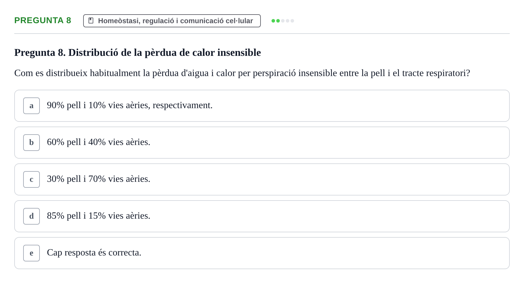 Enunciado: Pregunta 8