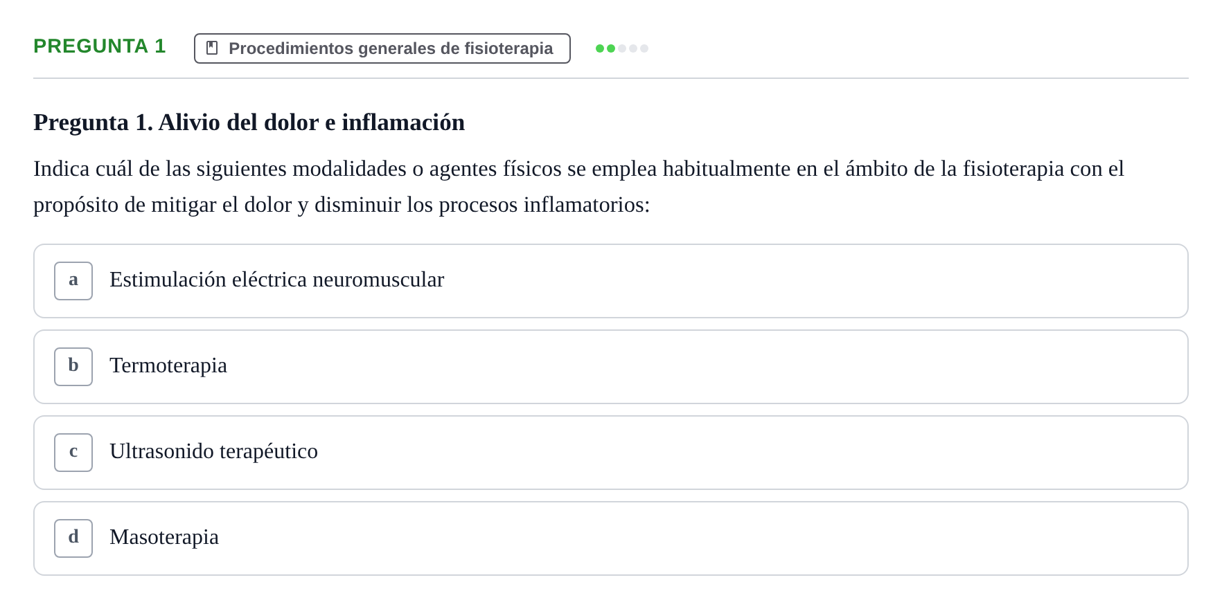 Enunciado: Pregunta 1