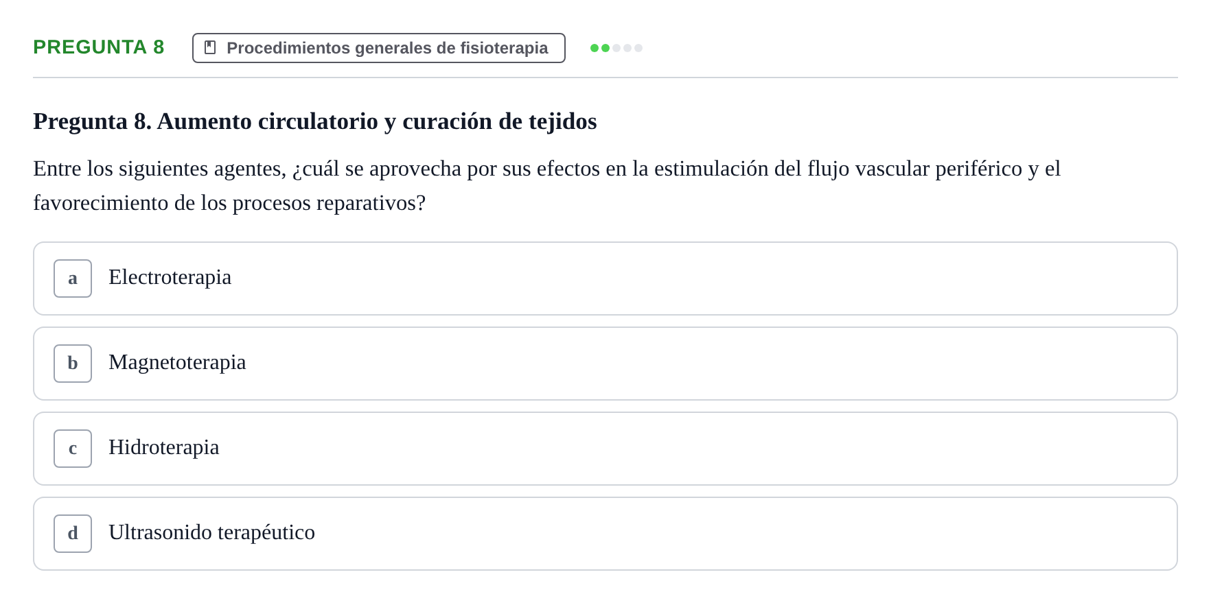 Enunciado: Pregunta 8