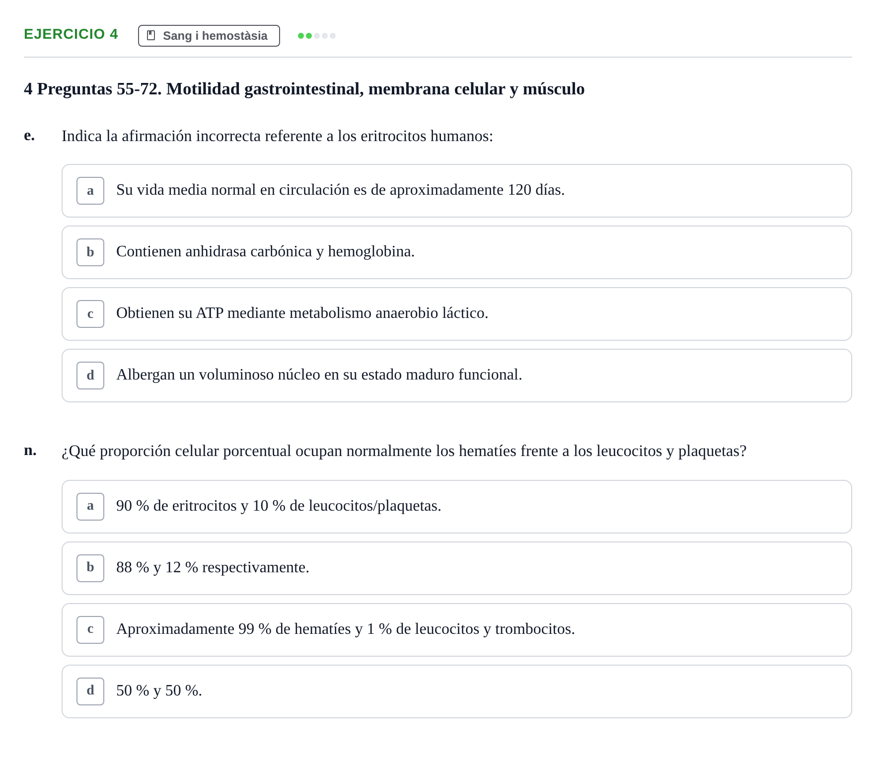 Enunciado: 4 - Sang i hemostàsia