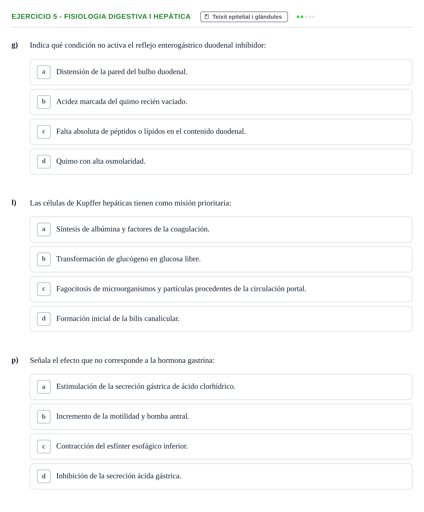 Enunciado: 5 - Fisiologia digestiva i hepàtica