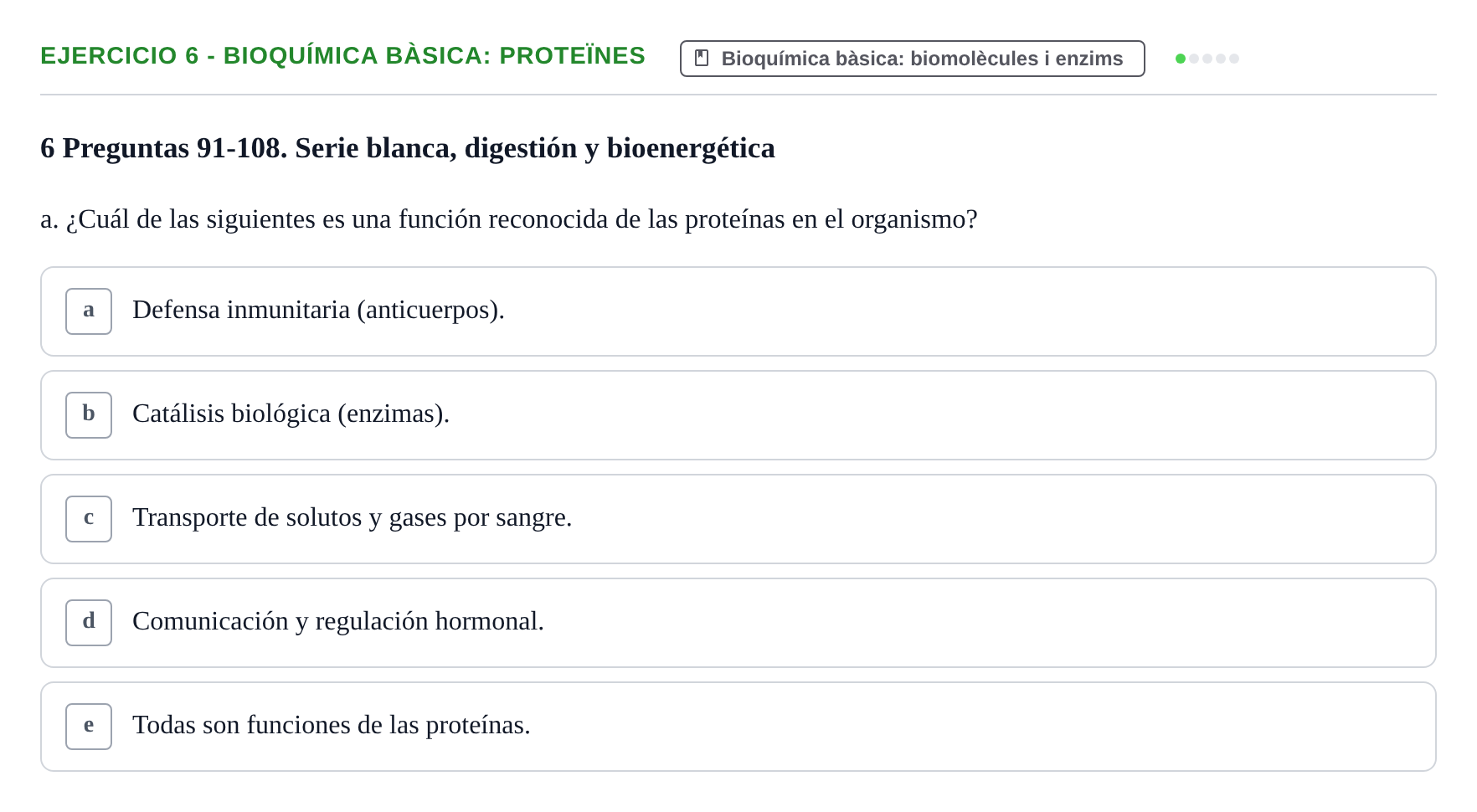 Enunciado: 6 - Bioquímica bàsica: proteïnes