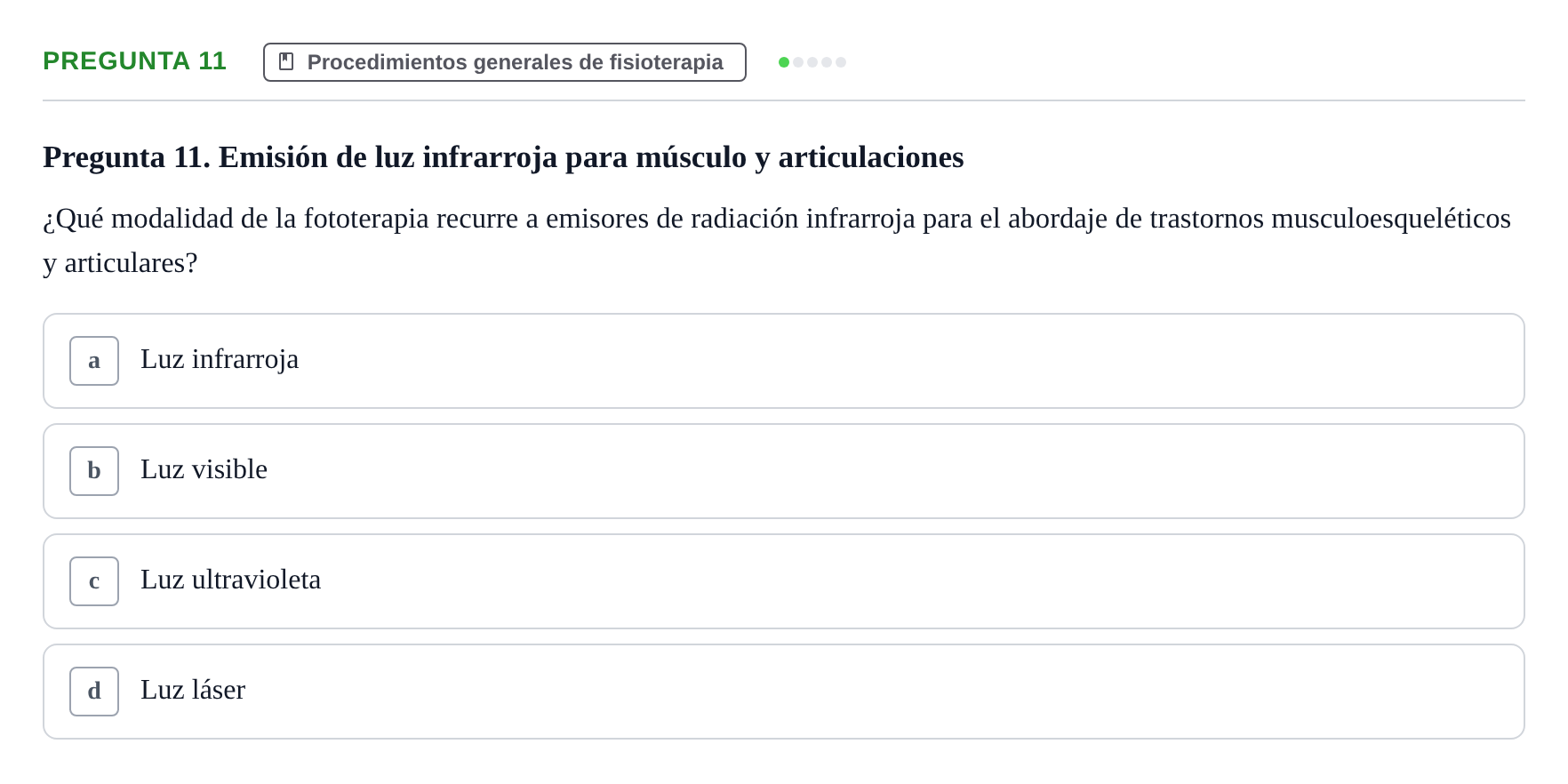 Enunciado: Pregunta 11