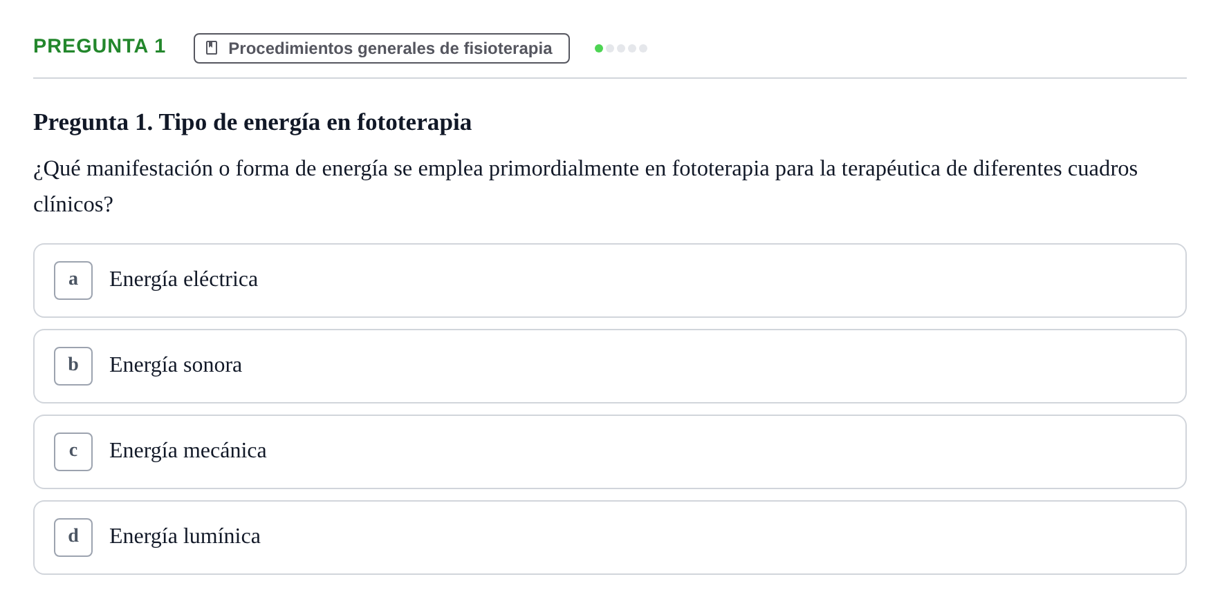 Enunciado: Pregunta 1