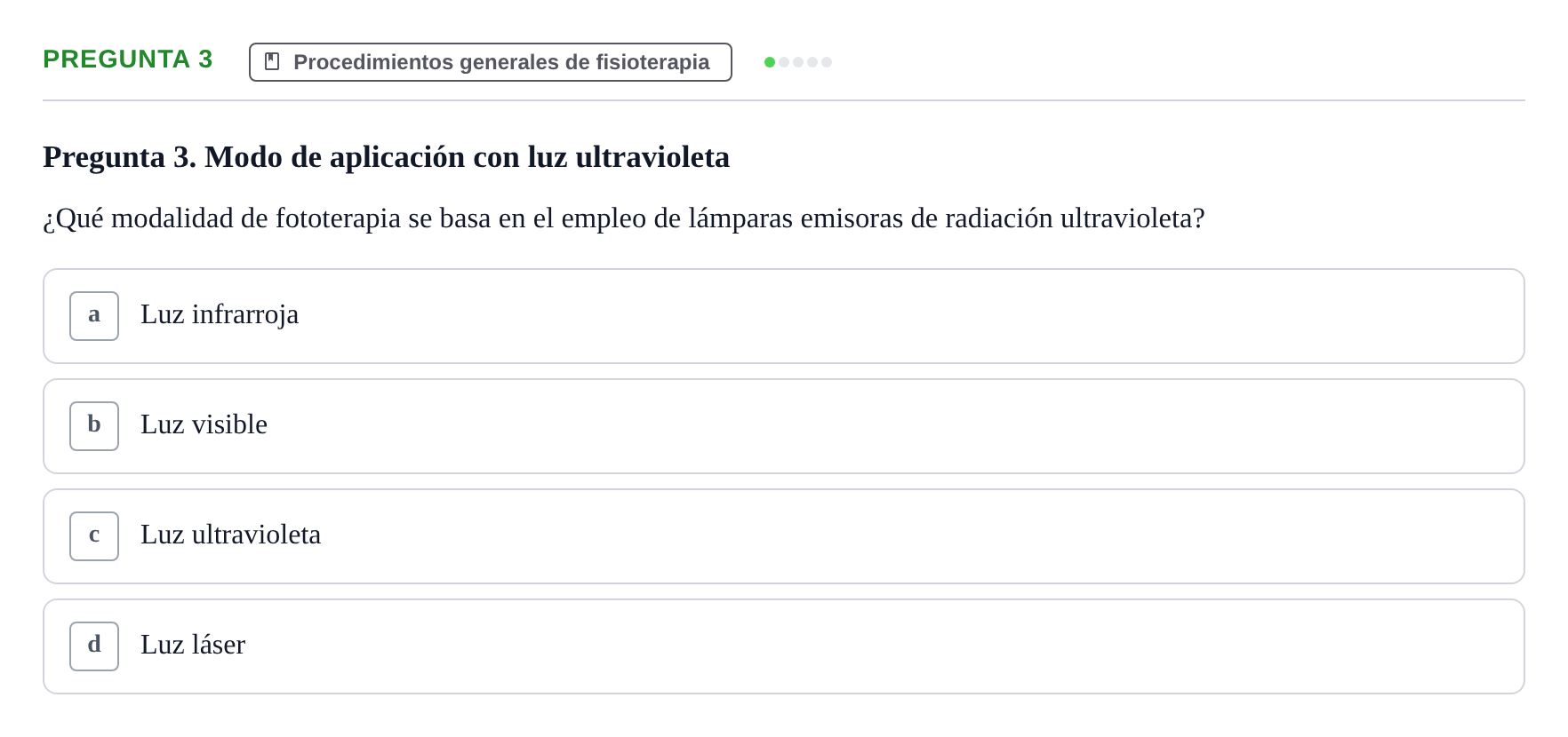 Enunciado: Pregunta 3